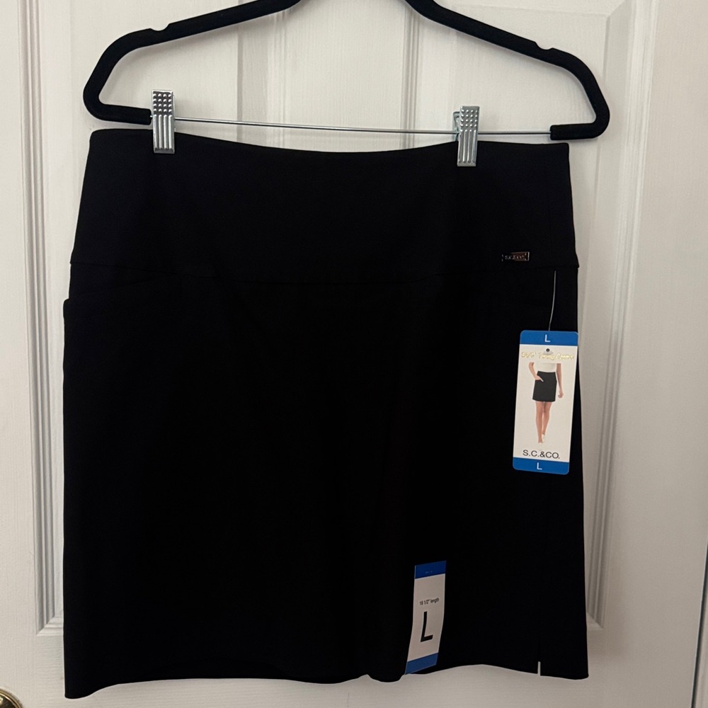 Black Skort with Tags